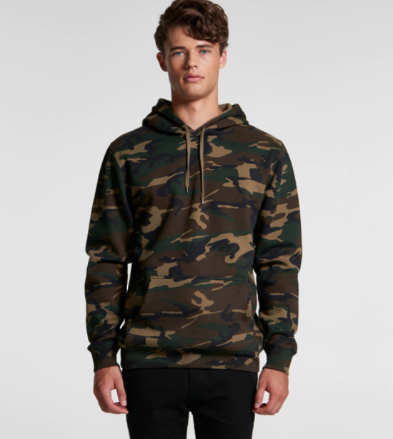 Mens Stencil Camo Hood